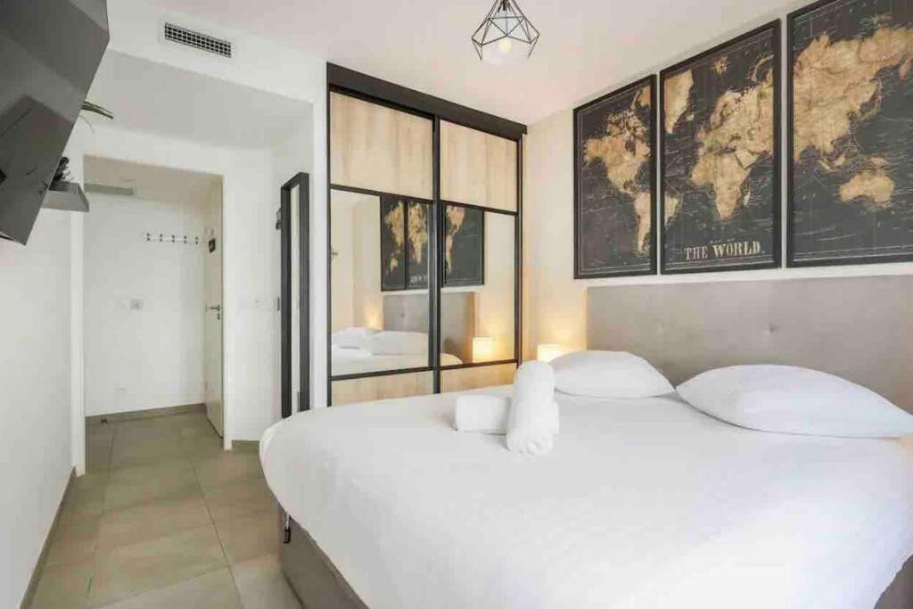 Logement Moderne Luxueux Parking Ac Cote De La Mer Nisa Exterior foto